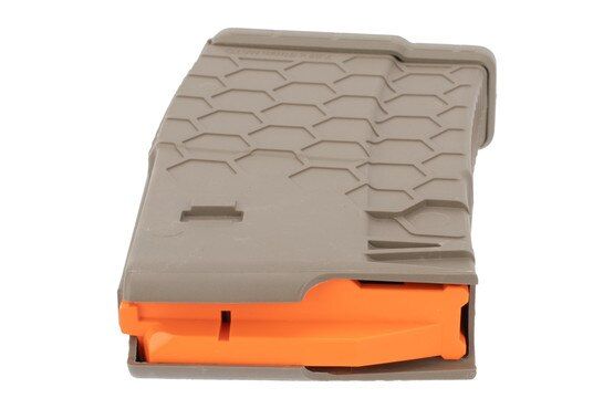 Hexmag SR-25 308 magazine FDE holds 10 rounds of ammo